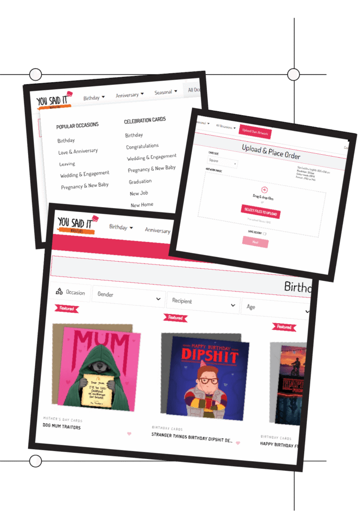 Birthday Card Wholesale Site - Dashboard